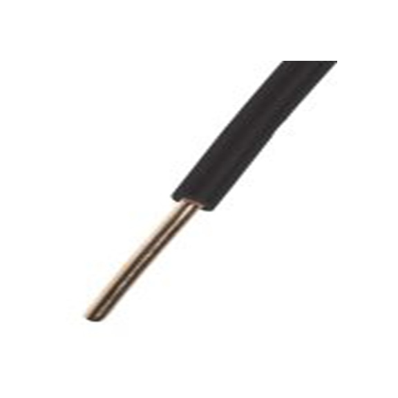 RS PRO,359-015,黑色 控制 刚性，蓝色 架空电缆, 1.5 mm², 100 m长 1/1.38 mm, 15 AWG 聚氯乙烯, 600 V, 最高70 °C, RIGID BU系列