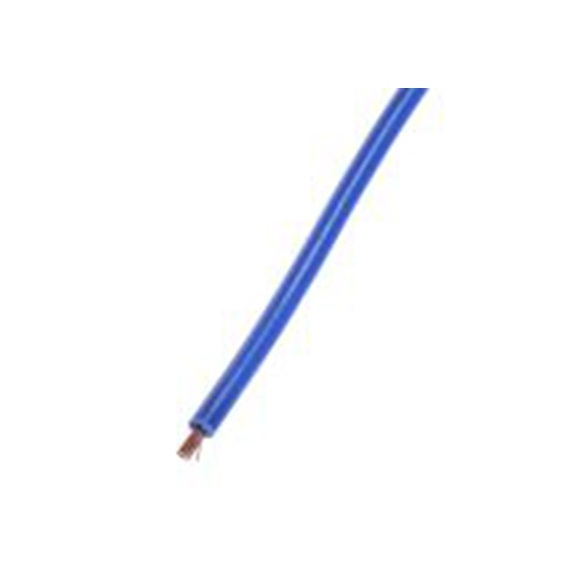 RS PRO,361-585,蓝色 单芯 架空电缆, 0.5 mm², 100 m长 16/0.2 mm, 20 AWG 聚氯乙烯, 500V, 最高70 °C, H05V-K系列
