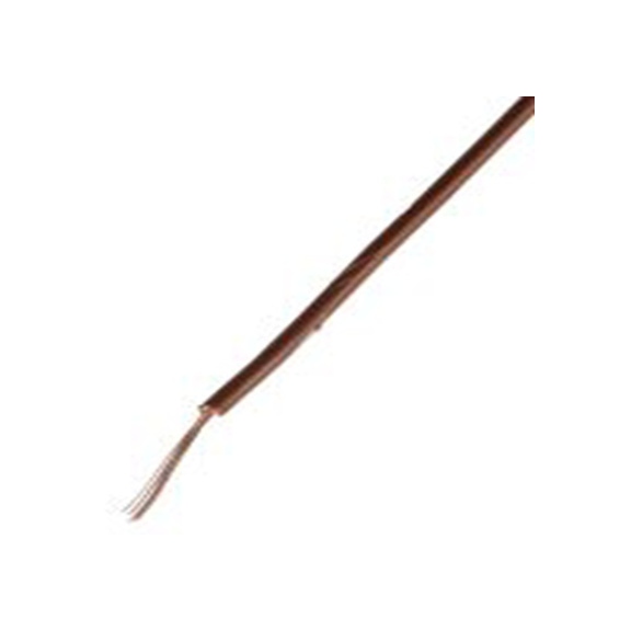 RS PRO,361-664,棕色 2491X 架空电缆, 0.75 mm², 100 m长 24/0.2 mm, 18 AWG 聚氯乙烯, 聚氯乙烯, 500 V, 最高70 °C, H05V-K系
