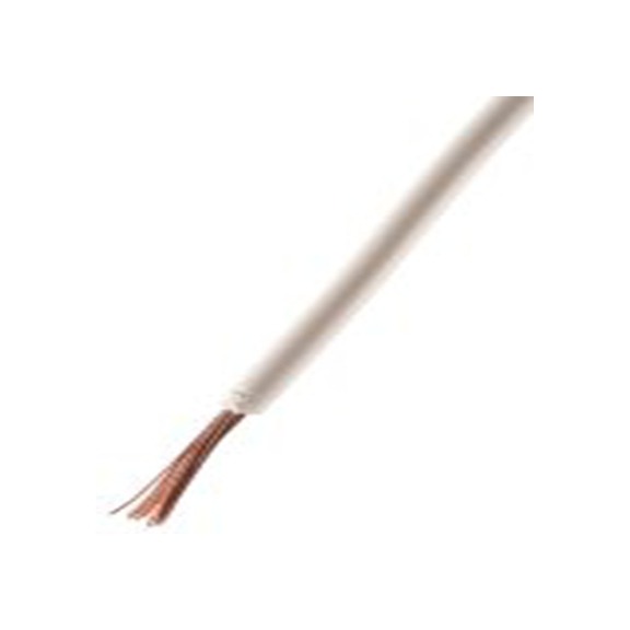 RS PRO,361-692,白色 单芯 架空电缆, 0.75 mm², 100 m长 24/0.2 mm, 18 AWG 聚氯乙烯, 500 V, 最高70 °C, H05V-K系列