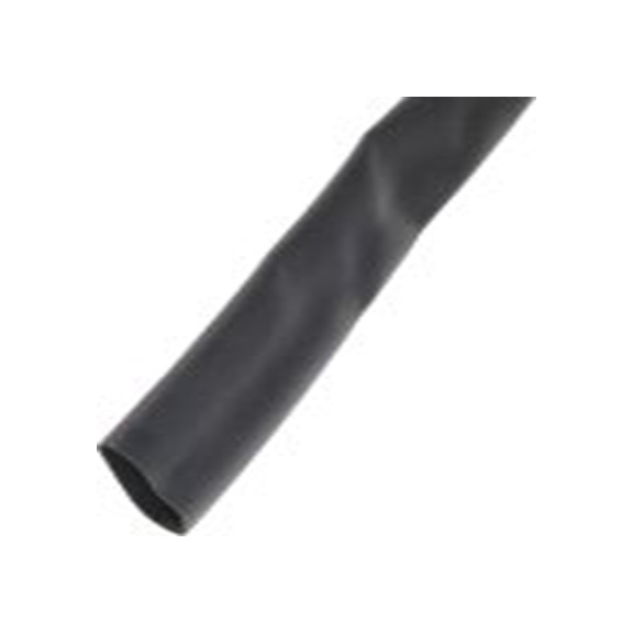 RS PRO,389-684,RS PRO 否 聚烯烃 热缩管, 黑色, Φ12.7 mm, 10m长, 2:1收缩比, 6.3 mm收缩径