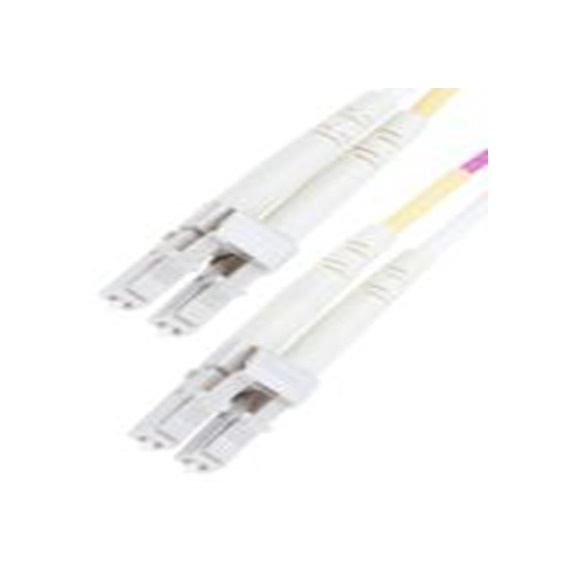 RS PRO,121-3904,OM4 单工/双工 光纤电缆, 2 m长, Φ900 μm线芯, 低烟，无卤 浅绿色, 紫色护套