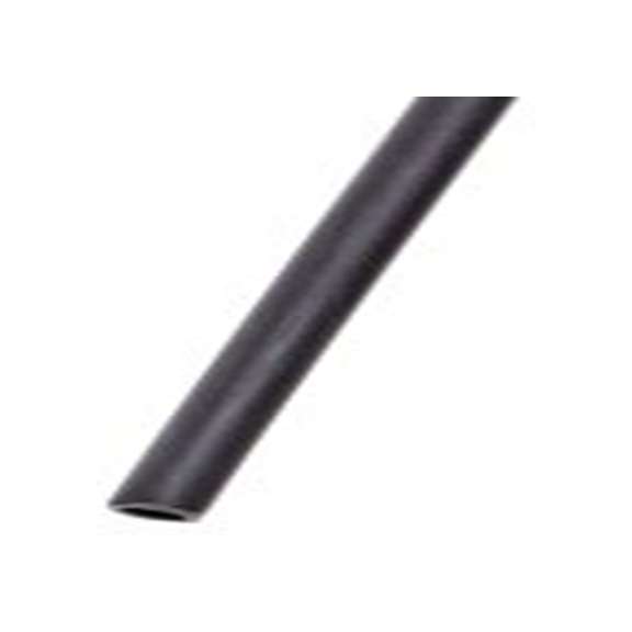 RS PRO,211-6191,RS PRO 阻燃 聚烯烃 热缩管, 黑色, Φ1.6 mm, 1.2m长, 2:1收缩比, 0.8 mm收缩径