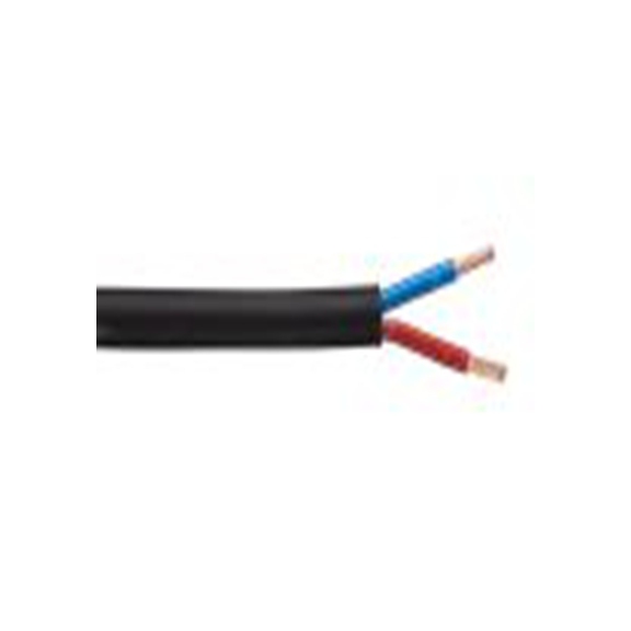RS PRO,215-2405,4芯 喇叭线, 2.5 mm²线规, 10.6 mm外径, 低烟无卤 100 m, 黑色 低烟，无卤护套
