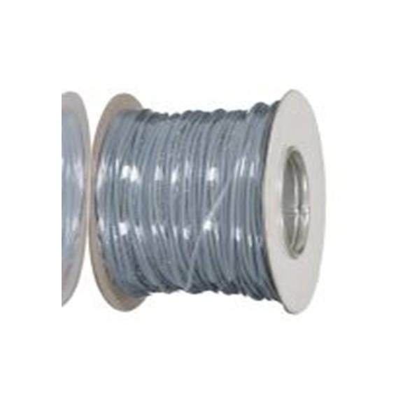 RS PRO,256-7037,灰色 PVC 电线 架空电缆, 2.5 mm², 100 m长 45/0.25 mm, 14 AWG 聚氯乙烯, 1 kV dc, 最高105 °C, 1015系列