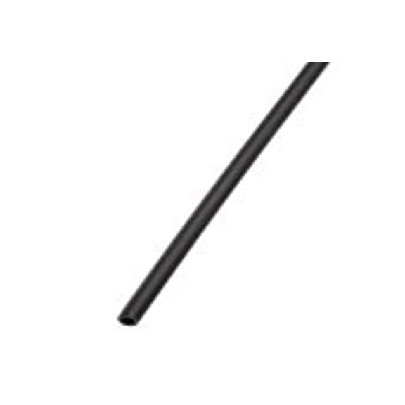 RS PRO,417-9526,RS PRO 阻燃 聚烯烃 热缩管, 黑色, Φ1.6 mm, 300mm长, 2:1收缩比, 0.8 mm收缩径