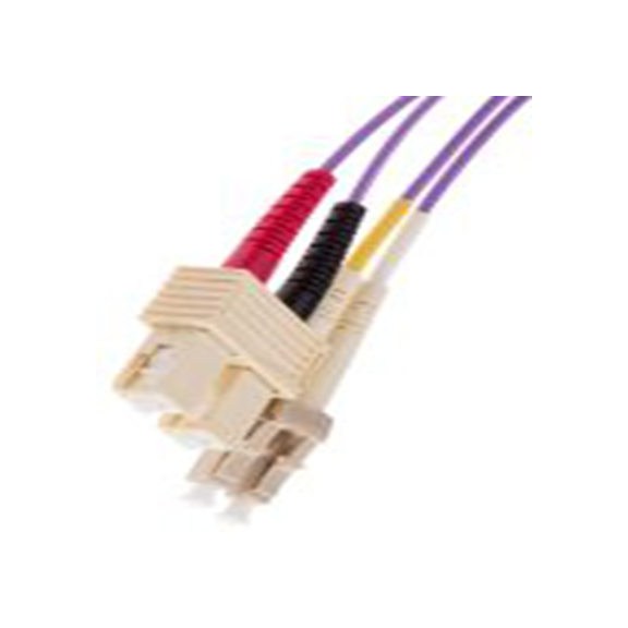 RS PRO,536-6771,OM3 多模 光纤电缆, 1 m长, Φ125 μm线芯, 低烟，无卤 紫色护套