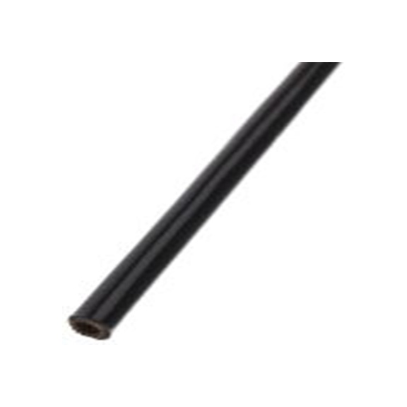RS PRO,668-1226,可扩展 硅橡胶纤维 黑色 电缆套管, 1m长 编织层, 2.5kV/mm介质强度 6.4 mm