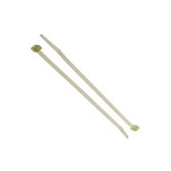 RS PRO,811-1653,尼龙 66 电缆扎带, 热稳定, 阻燃, 天然色, 203 mm长x4.6 mm宽, 215.6N拉伸强度