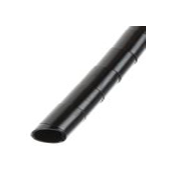 RS PRO,811-7620,聚乙烯 螺旋电缆包覆套, 黑色, 最大捆束32 mm 9 mm直径电缆 12 mm直径电缆, 0.85 mm壁厚, 3 m长
