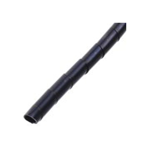 RS PRO,811-7676,聚乙烯 螺旋电缆包覆套, 黑色, 最大捆束30 mm 6 mm直径电缆 8 mm直径电缆, 0.75 mm壁厚, 10 m长