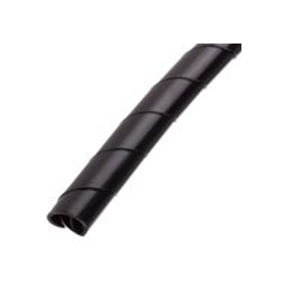 RS PRO,811-7702,尼龙 螺旋电缆包覆套, 黑色, 最大捆束30 mm 6 mm直径电缆 8 mm直径电缆, 0.7 mm壁厚, 10 m长