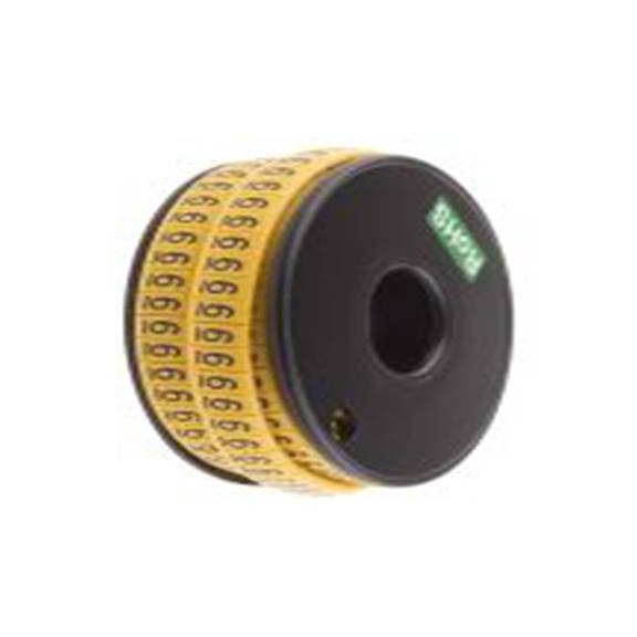 RS PRO,812-1098,RS PRO 防油 电缆标识, 滑动式固定 7 mm, 图例6 3.5 mm, 黑色, 5 mm, FM系列