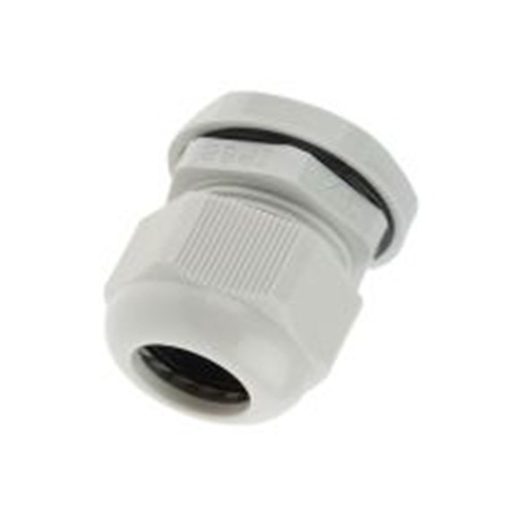 RS PRO,822-9669,尼龙 66 电缆接头, PG21, 13 mm至18 mm线径, IP68, 灰色 包括锁紧螺母