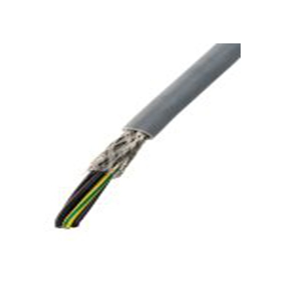RS PRO,827-4170,7芯, CY系列 控制电缆 1 mm² 17 AWG, 50 m长, 屏蔽 绞合, 灰色 聚氯乙烯护套
