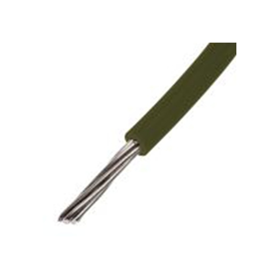 RS PRO,872-4467,棕色 绞合 安装线 架空电缆, 0.13 mm², 100 m长 7/0.16 mm, 26 AWG 改性聚苯醚, 600 V, 最高105 °C, UL11028系列