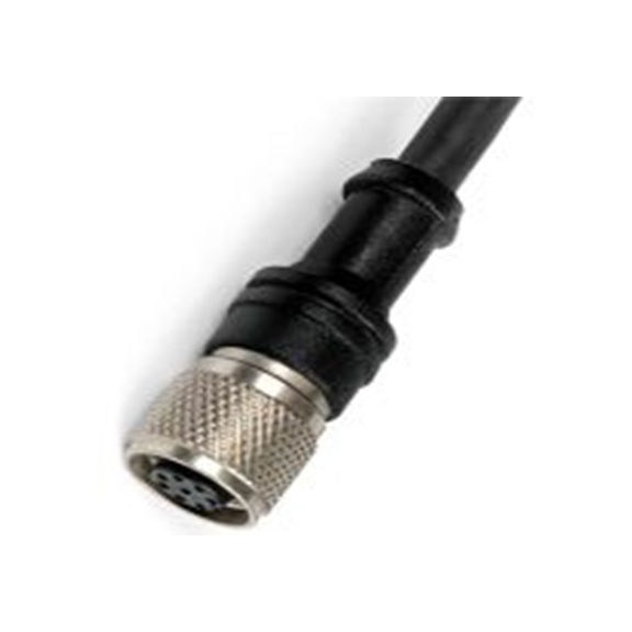 RS PRO,144-7660,RS PRO 传感器执行器电缆, 5 m长 8, 直向 母插 8转无端接 母插, 聚氯乙烯 黑色护套, IP40, CBF系列