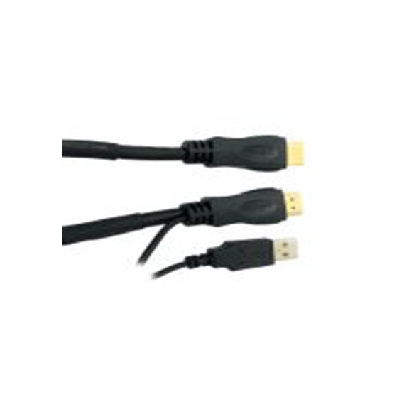 RS PRO,182-8813,HDMI 电缆, HDMI 1.4, HDMI 公转 HDMI 公, 40 m长, 黑色
