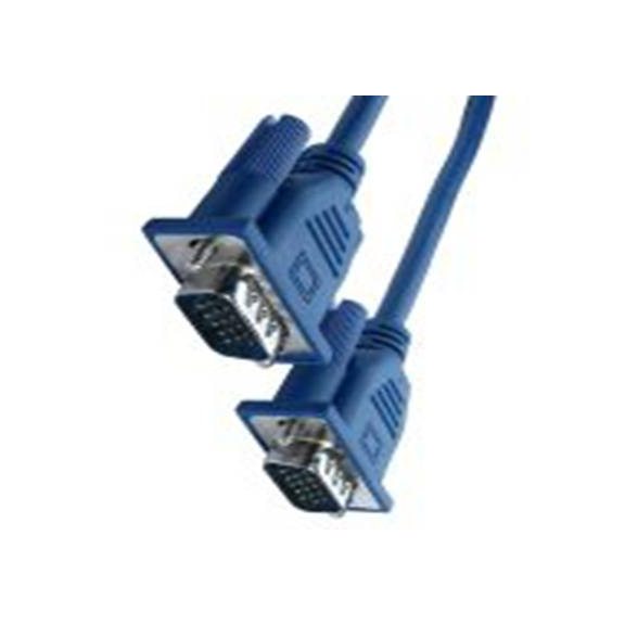 RS PRO,182-8882,RS PRO VGA线, 公 VGA转公 SVGA, 1 m长, 蓝色, 300 V额定电压, 符合EN标准, CDEX系列