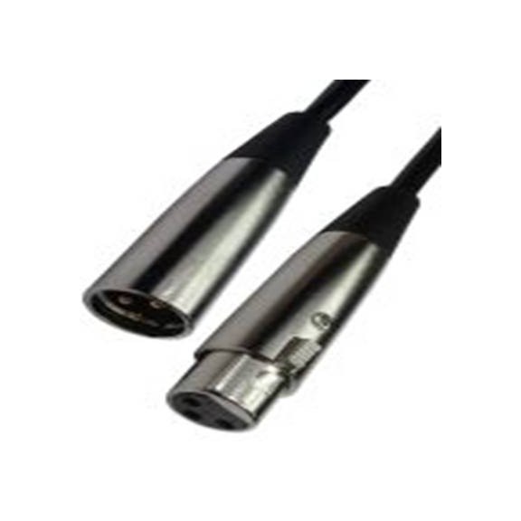RS PRO,192-4440,20 m 卡侬线, XLR3 公转XLR3 母插, 黑色, 2XLR-SV系列