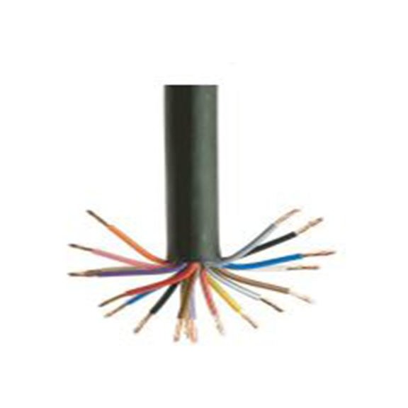 RS PRO,201-2220,18对 0.5 mm² 工业电缆, 聚氯乙烯 黑色护套