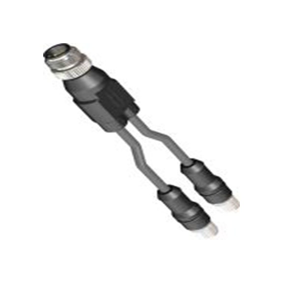 RS PRO,201-7229,RS PRO 传感器执行器电缆, 1 m长 4, M8 公 3转M8 母插, 尼龙 黑色护套, IP40, 01BPVC系列