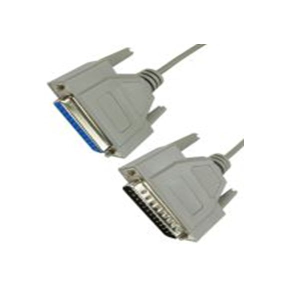 RS PRO,236-9141,RS PRO 串行电缆, D-Sub 25针 公转D-Sub 25针 母插, 5 m长, 灰色 聚氯乙烯护套, RoHS, CE, REACH, UKCA标准