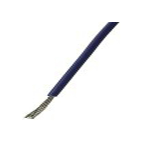 RS PRO,811-4441,蓝色 控制 柔性，黑色 架空电缆, 2.5 mm², 25 m长 50/0.25 mm, 13 AWG 聚氯乙烯, 聚氯乙烯, 1000 V, 最高70 °C, FLE