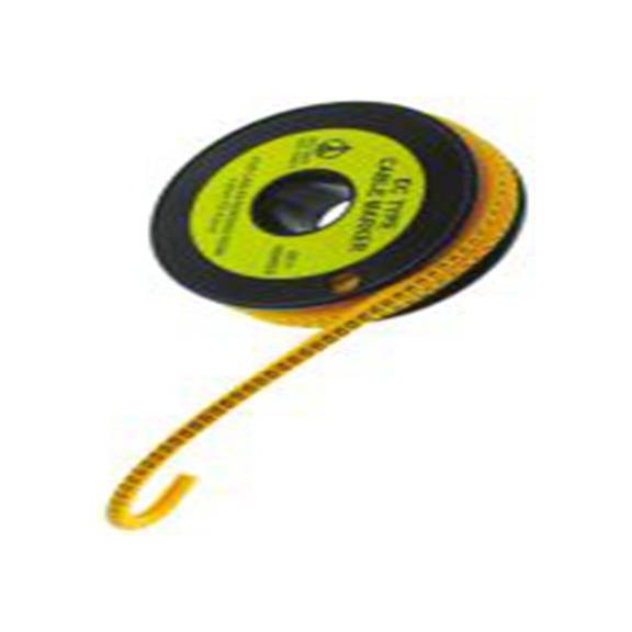 RS PRO,812-1196,RS PRO 防油 电缆标识, 滑动式固定 7 mm, 图例- 3.5 mm, 黑色, 5 mm, FM系列