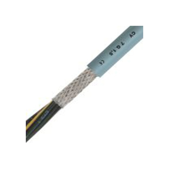 RS PRO,827-4189,12芯, CY系列 控制电缆 1 mm² 17 AWG, 50 m长, 屏蔽 绞合, 灰色 聚氯乙烯护套
