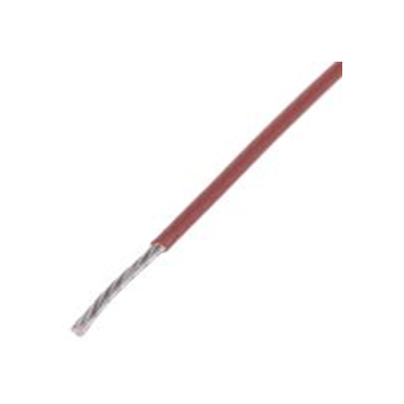 RS PRO,841-7434,棕色 设备电线 B 型 架空电缆, 0.34 mm², 100 m长 19/0.15 mm, 22 AWG 聚四氟乙烯, 600 V, 最高200 °C