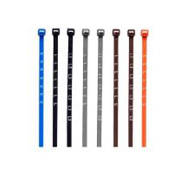 RS PRO,278-123,尼龙 66 相位标记扎带, 不易松脱, 自熄灭, 橙色, 200 mm长x4.8mm宽, 80N拉伸强度, Phase Marker系列