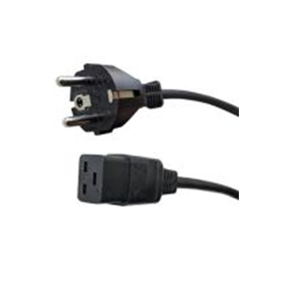 RS PRO,558-924,2.5 m 电源电缆, 25 V, IEC C19, 直向转CEE 7/7, 直 聚氯乙烯, 黑色, 符合CEBEC, ENEC, Council 76/769/EEC,