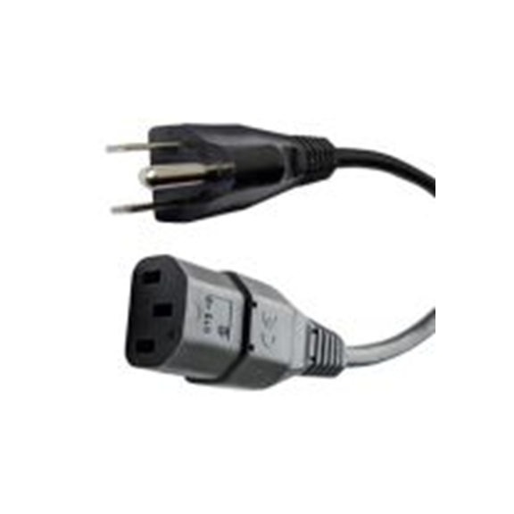 RS PRO,558-982,2.5 m 电源电缆, 125V, IEC C13, 直向转nema 5 - 15P 聚氯乙烯, 黑色, 符合CE, UL / CSA标准