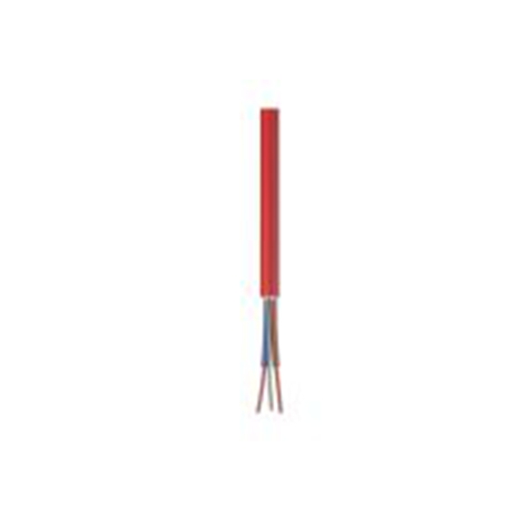 RS PRO,606-104,红色 挂钩 架空电缆, 1.5 mm², 100 m长 4, 16 AWG 热塑性塑料, 500 V, 最高70 °C, HFS5004C1系列