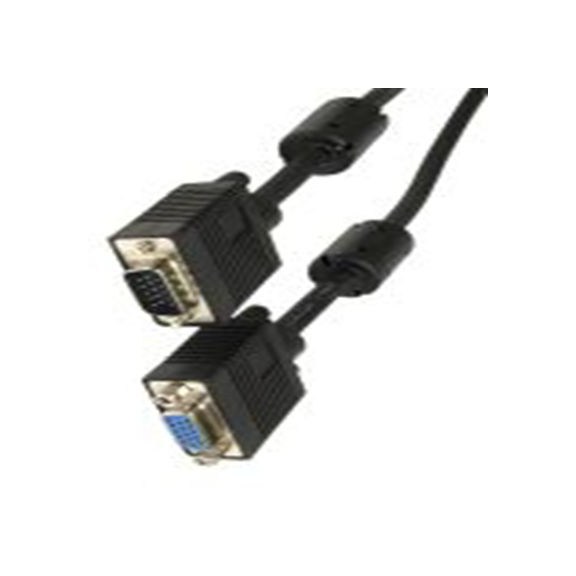 RS PRO,182-8543,RS PRO VGA线, 公 VGA转母插 VGA, 15 m长, 黑色, 200 V dc额定电压, 符合EN标准, CDEX系列