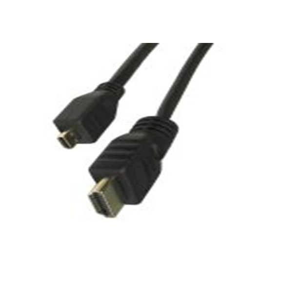 RS PRO,182-8766,HDMI 电缆, HDMI 公转 Micro HDMI 公, 2 m长, CDLHD系列, 黑色