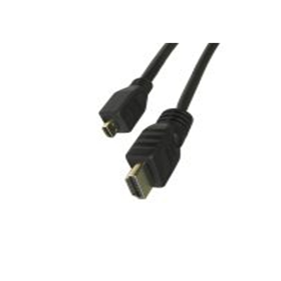 RS PRO,186-3033,HDMI 电缆, 高速, HDMI 公转 Micro HDMI 公, 5 m长, 黑色