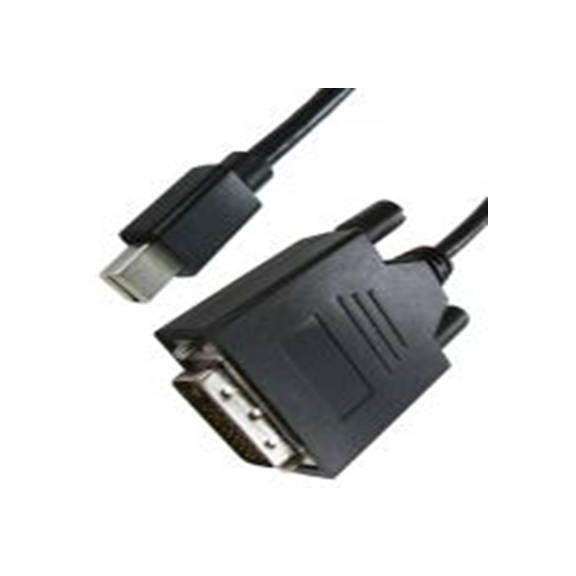 RS PRO,186-3049,RS PRO DP线, 2 m长, DVI-D 双通道 公转DVI-D 公, 黑色 聚氯乙烯护套