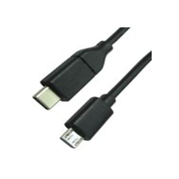 RS PRO,192-4731,RS PRO , USB C 型 公转微型 USB B 型 公, 3 m长, USB 2.0, 黑色, RS PRO系列