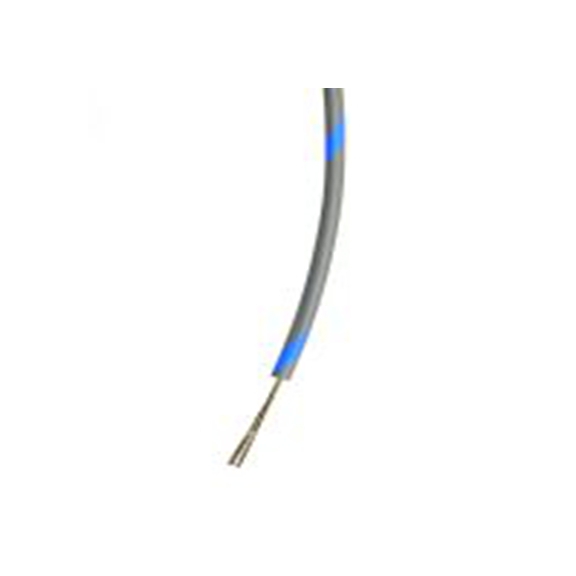 RS PRO,196-4239,蓝色, 灰色 单芯 设备电线 架空电缆, 0.2 mm², 100 m长 7/0.2 mm, 24 AWG 聚氯乙烯, 1000 V ac, 最高85 °C
