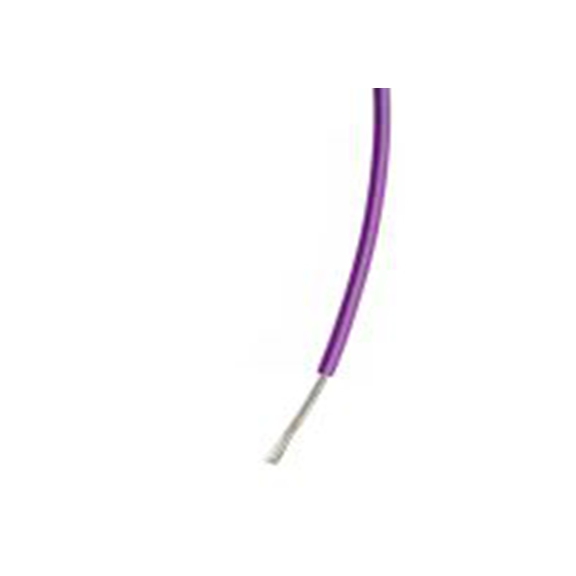 RS PRO,196-4274,紫色 单芯 设备电线 架空电缆, 0.5 mm², 500 m长 16/0.2 mm, 20 AWG 聚氯乙烯, 1 kV ac, 最高85 °C