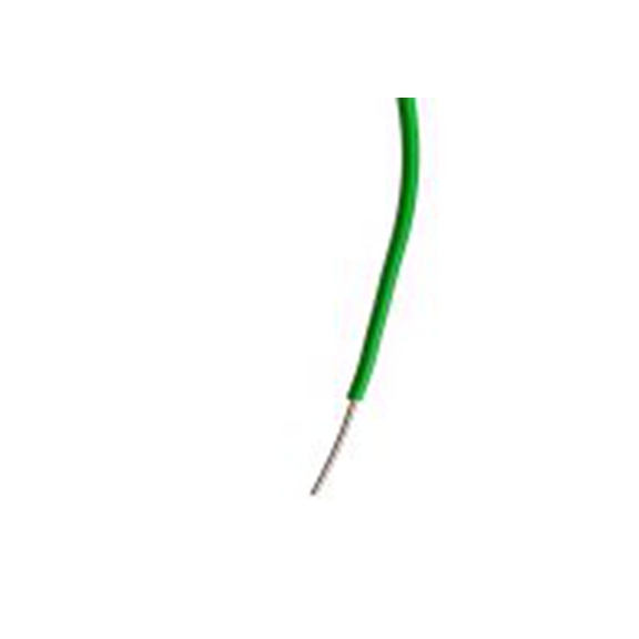 RS PRO,196-4301,绿色 单芯 2型 架空电缆, 0.26 mm², 100 m长 1/0.6 mm, 23 AWG 聚氯乙烯, 100 V ac, 最高85 °C