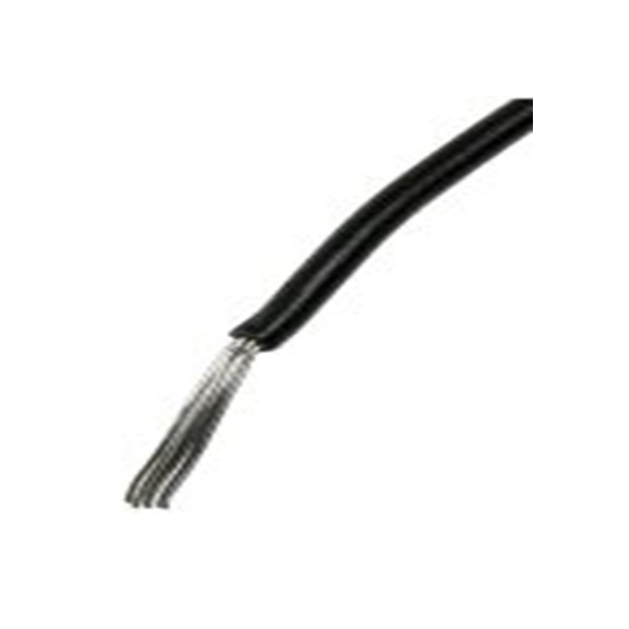 RS PRO,207-5294,黑色 单芯 架空电缆, 0.33 mm², 100 m长 7/0.2 mm, 22 AWG 聚氯乙烯, 300 V, 最高105 °C, RS PRO系列