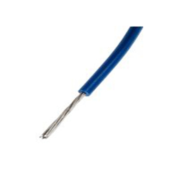 RS PRO,207-5304,蓝色 单芯 架空电缆, 0.33 mm², 100 m长 7/0.25 mm, 22 AWG 聚氯乙烯, 300 V, 最高105 °C, RS PRO系列