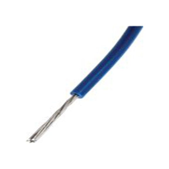 RS PRO,208-1091,蓝色 单芯 架空电缆, 0.51 mm², 305 m长 10, 20 AWG 改性聚苯醚, 600 V, 最高105 °C, 11028系列