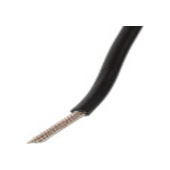 RS PRO,208-1100,黑色 单芯 架空电缆, 1.32 mm², 305 m长 26, 16 AWG 聚氯乙烯, 300 V, 最高105 °C, 1569系列