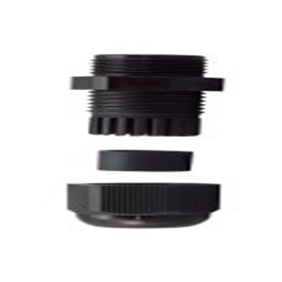 RS PRO,210-1361,尼龙 66 电缆接头, PG9, 4 mm至8 mm线径, IP68, 黑色, KSS PG THREAD (DIN STANDARD)系列