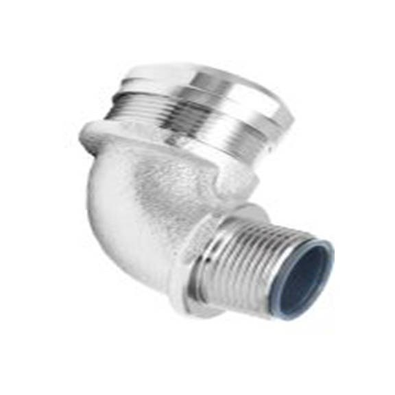 RS PRO,214-9574,电缆导管 导管配件, M20螺纹, 黄铜制, 16 mm标称尺寸, 镍表面, IP40, 银色, KMLGE系列