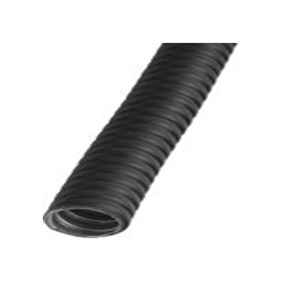 RS PRO,214-9582,聚氯乙烯 镀锌钢 电缆导管, Φ25 mm标称, 10 m长, IP54, 黑色, KMPS系列